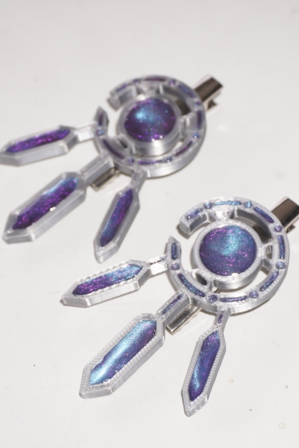 XZE001 Futuristic Star Wars-inspired Cyberpunk Mechanical Wing Hairclip (one)