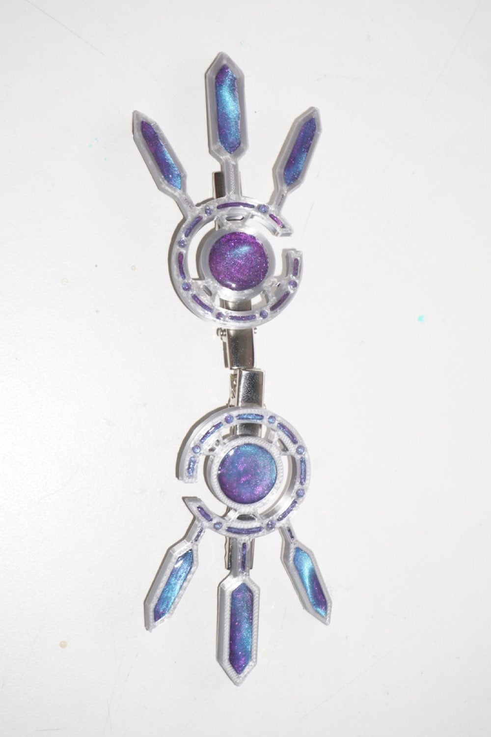 XZE001 Futuristic Star Wars-inspired Cyberpunk Mechanical Wing Hairclip (one)