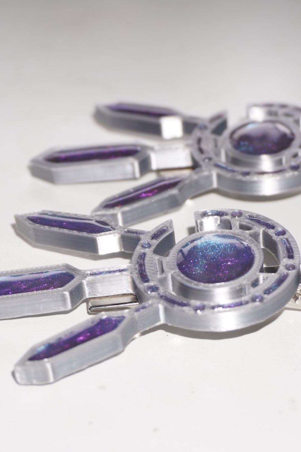 XZE001 Futuristic Star Wars-inspired Cyberpunk Mechanical Wing Hairclip (one)