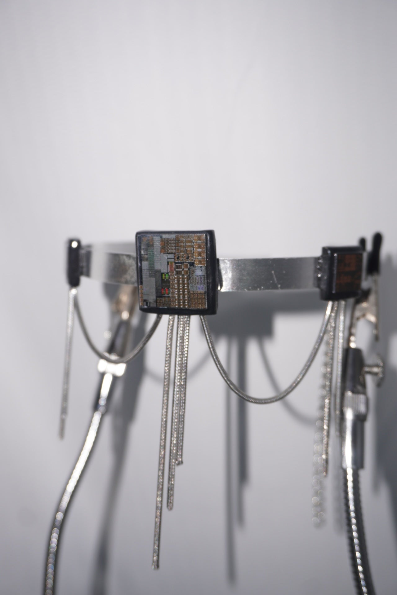 GP001 Electronic Chip Tassel Necklace