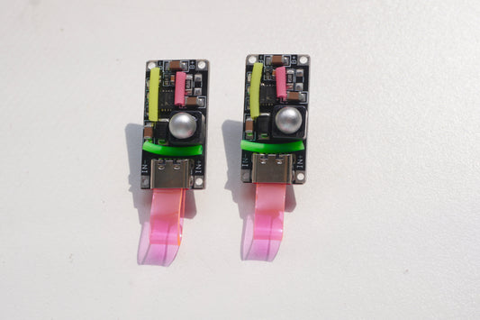 DZE002 Circuit Board Neon Fluorescent Earrings(Stainless Steel Earrings)
