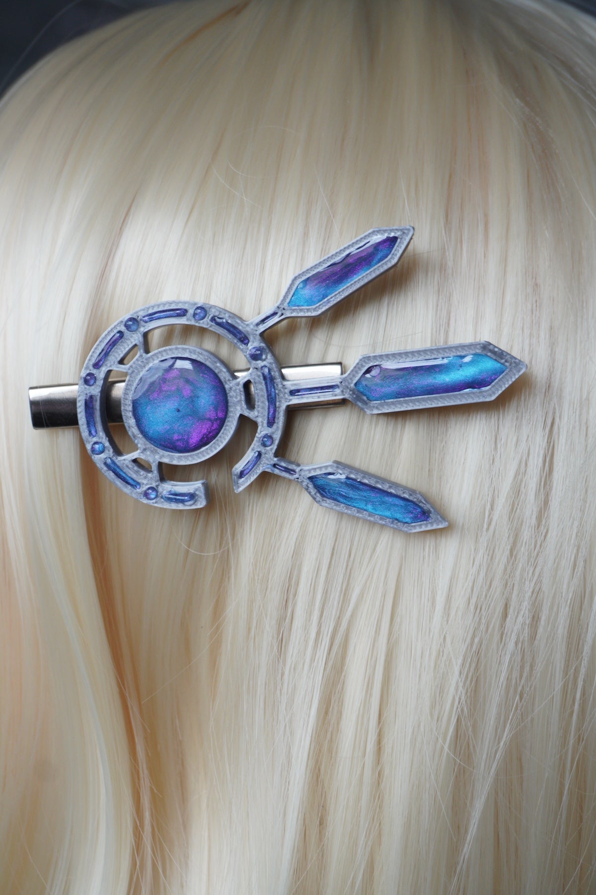 XZE001 Futuristic Star Wars-inspired Cyberpunk Mechanical Wing Hairclip (one)