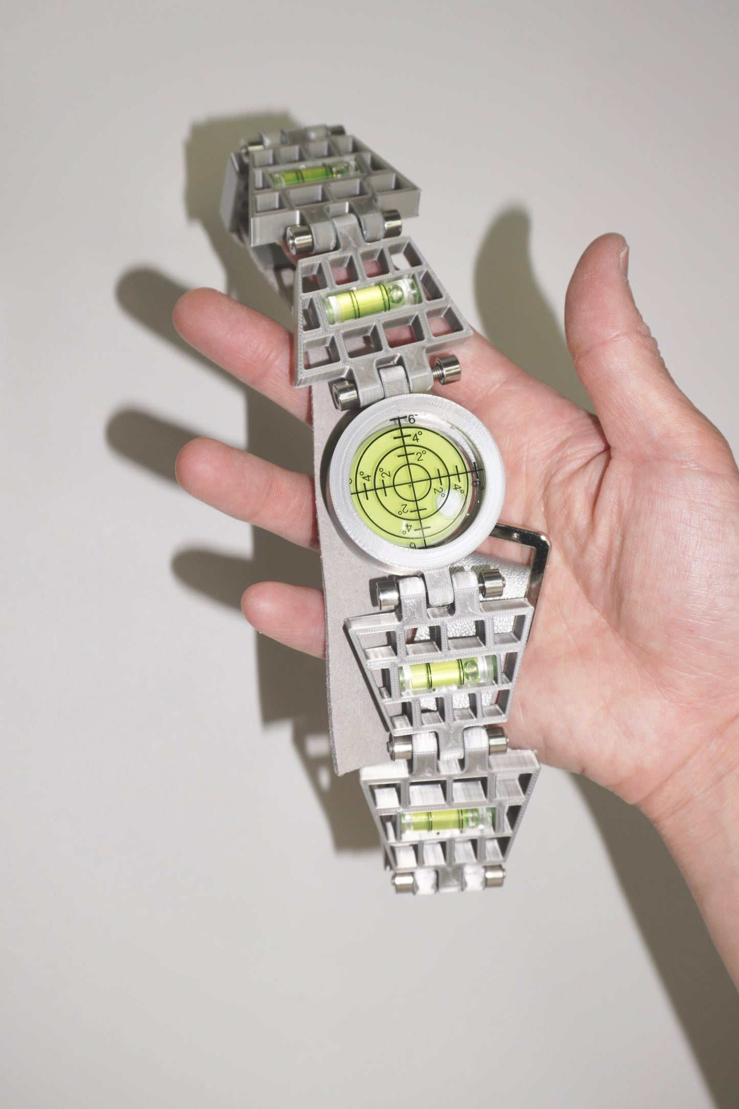 XZ003 Cyberpunk 3D Printed Handmade Level Silver Collar
