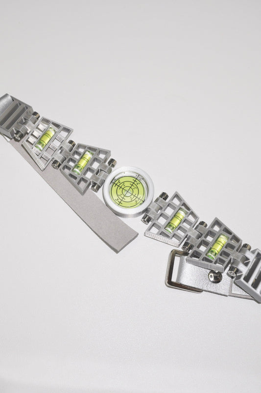 XZ003 Cyberpunk 3D Printed Handmade Level Silver Collar