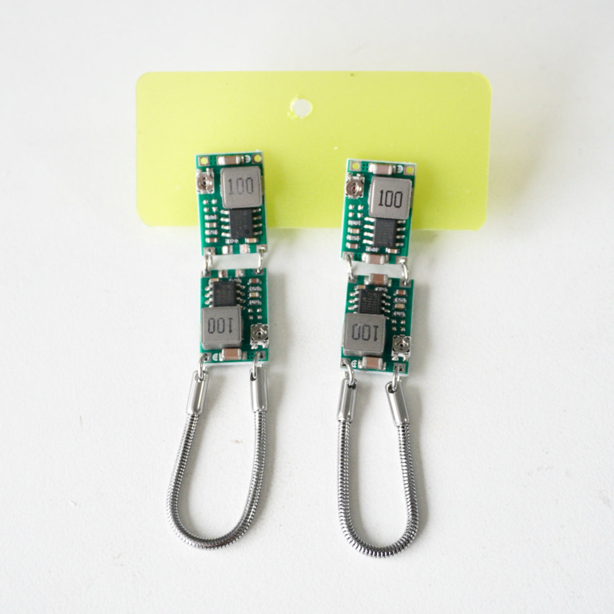 DZE001Circuit Board Tassel Earrings (Stainless Steel Earrings)