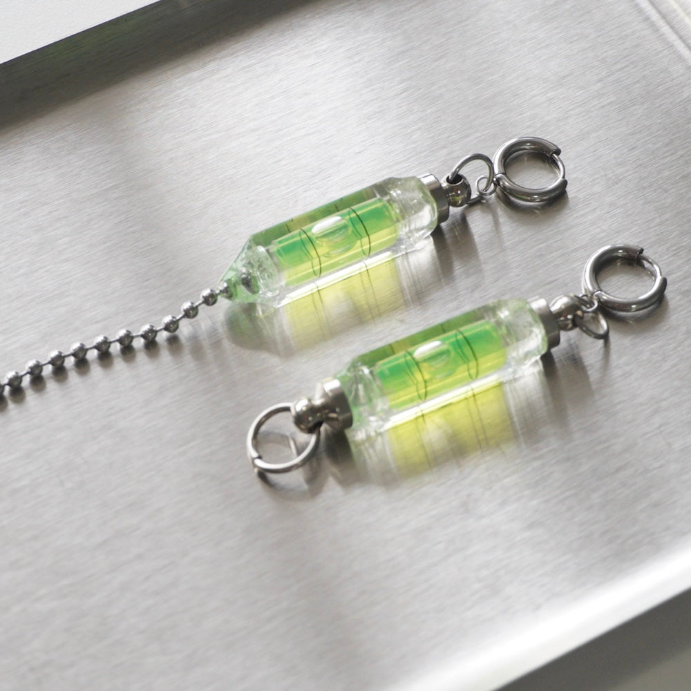 Futuristic Cyberpunk  Asymmetrical Level Earrings —Handmade Design Jewelry