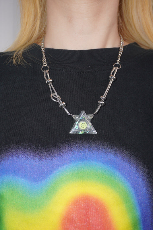 SP002 Triangle Level Futuristic Necklace