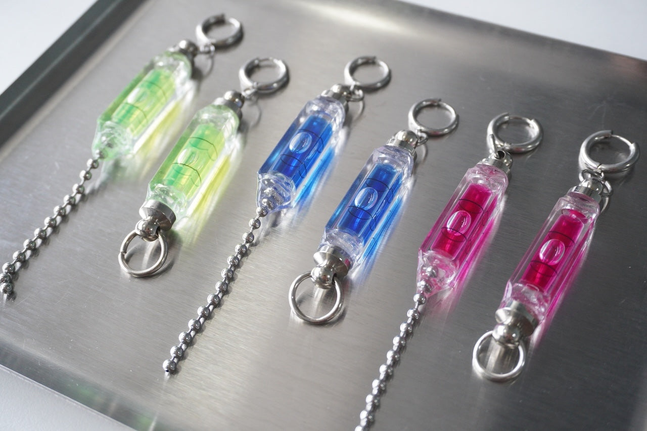 SPE001 Horizontal Asymmetrical Futuristic Earrings(Stainless Steel Earrings)