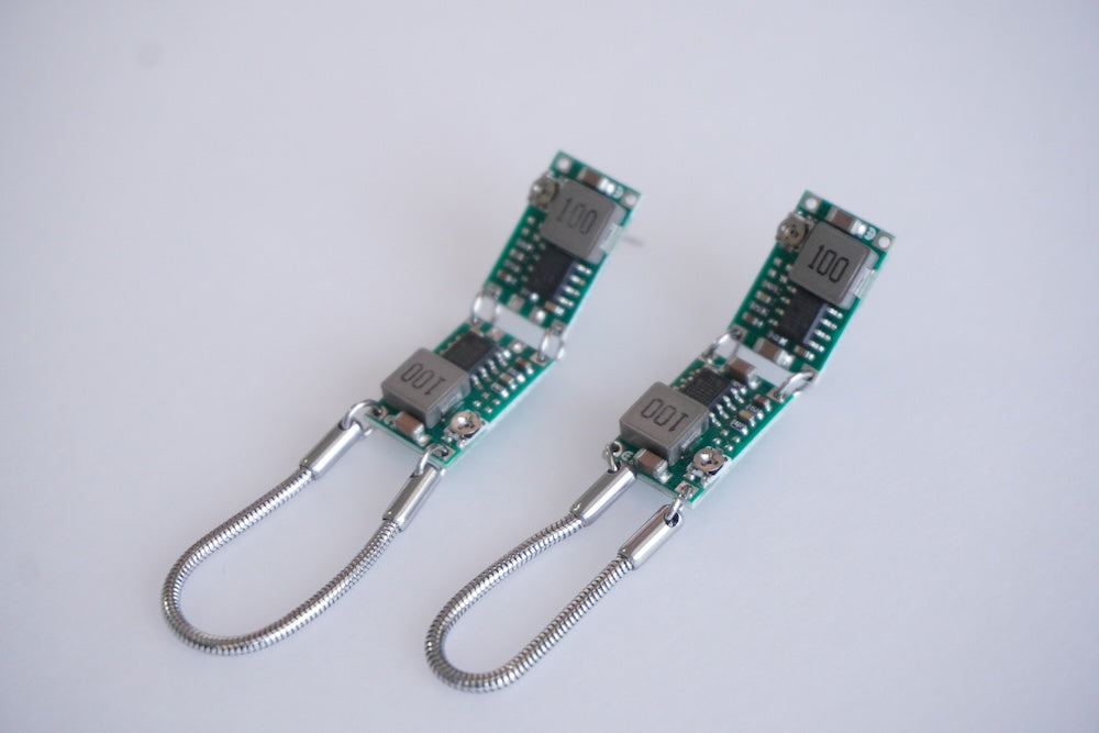 DZE001Circuit Board Tassel Earrings (Stainless Steel Earrings)