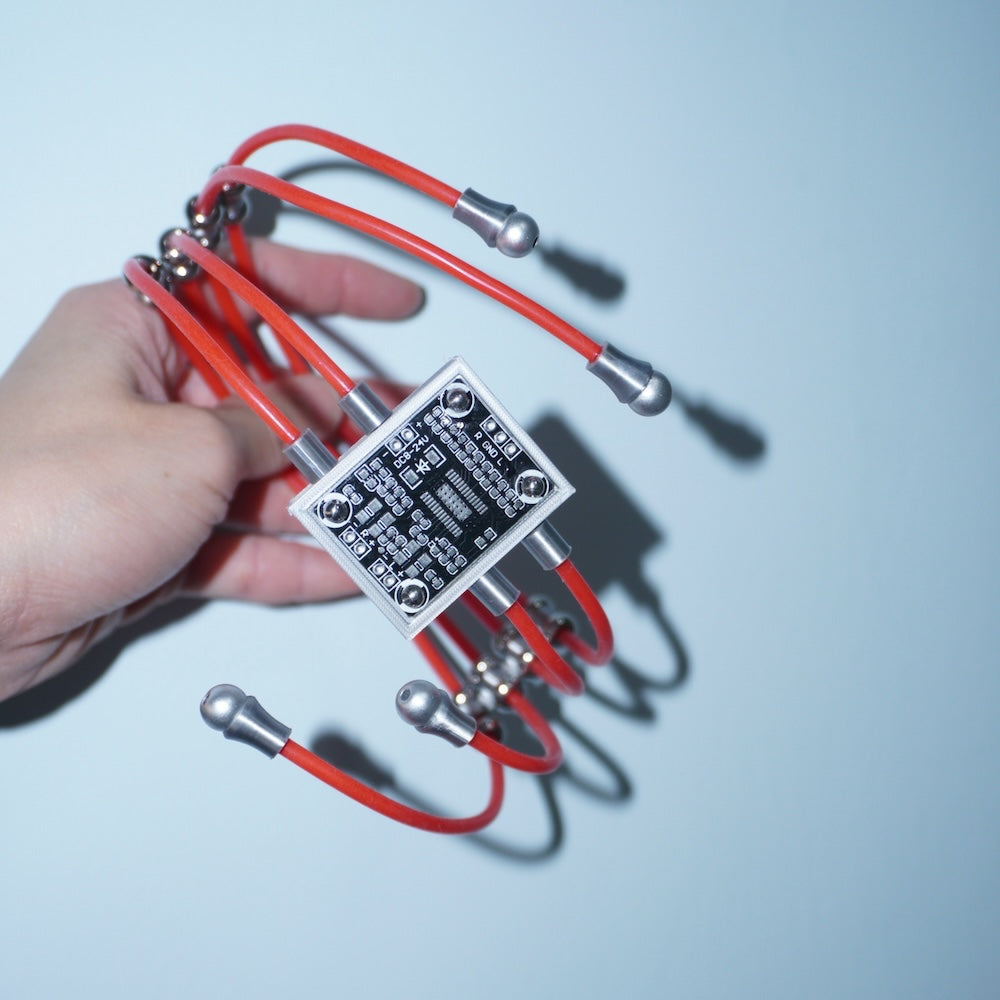 DZ013 Custom Edition Cyberpunk Magnetic Multi-Layer Necklace Detachable Main Body for Customizable Styling