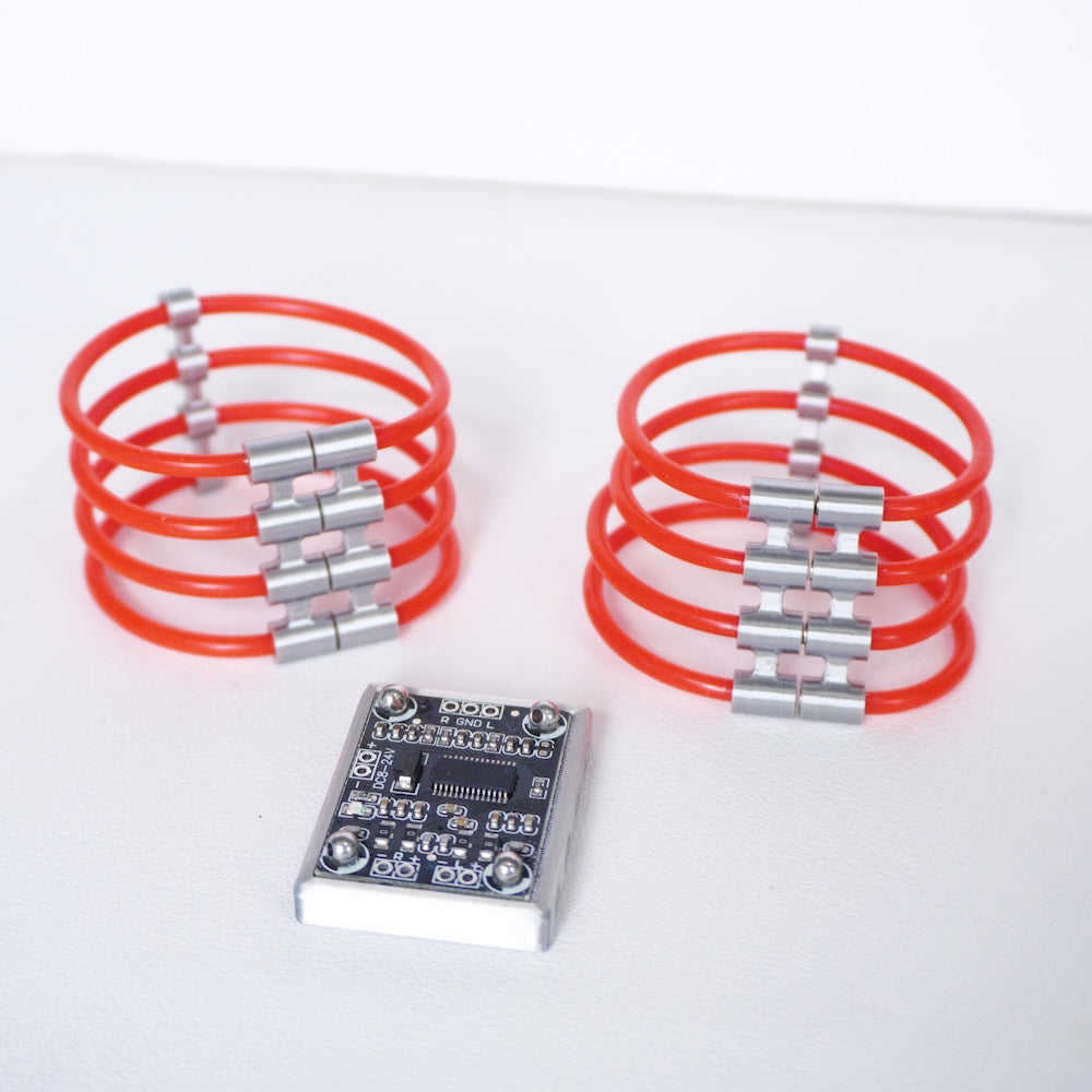 DZ012  Custom Edition Cyberpunk Magnetic Multi-Layer Necklace Detachable for use as a bracelet