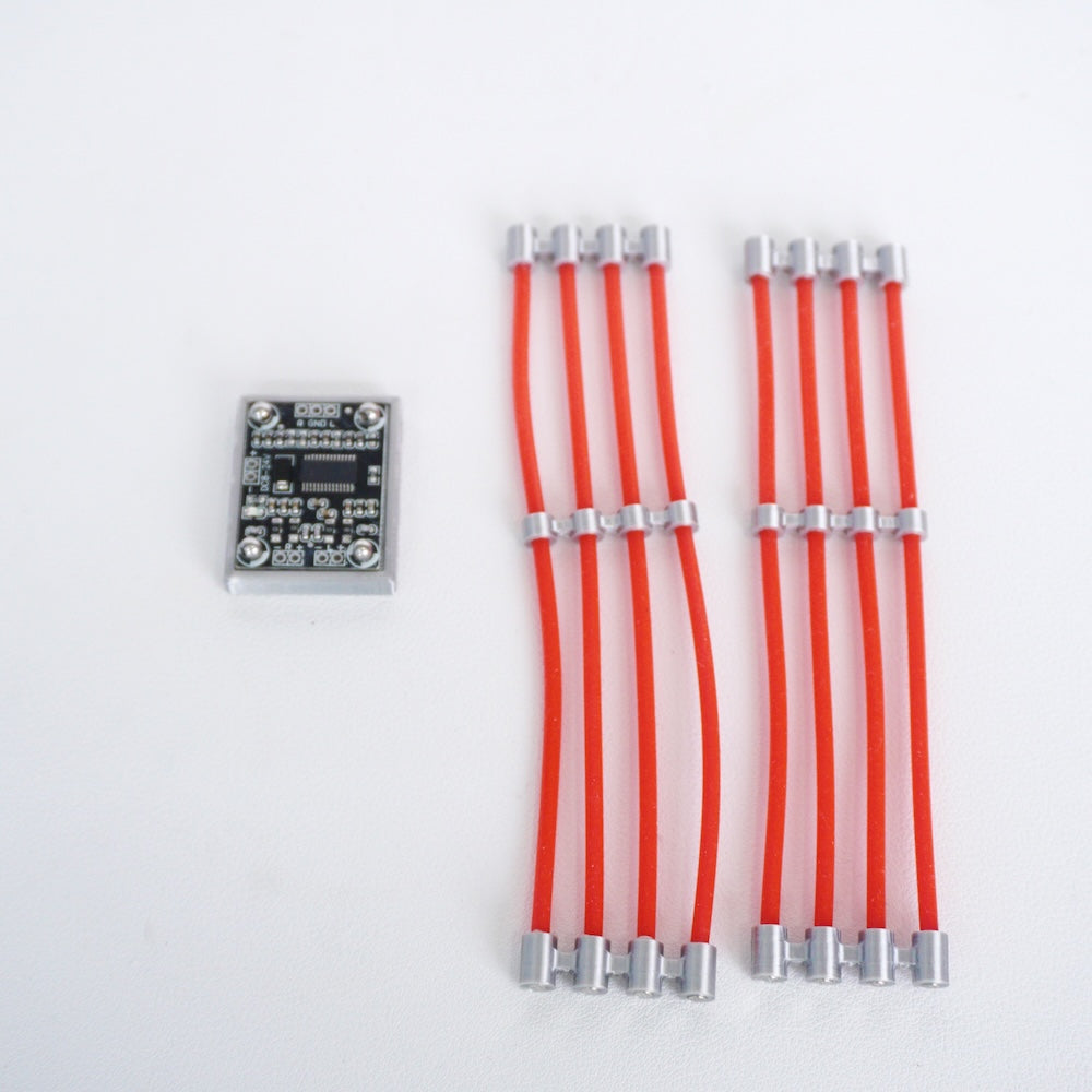 DZ012  Custom Edition Cyberpunk Magnetic Multi-Layer Necklace Detachable for use as a bracelet