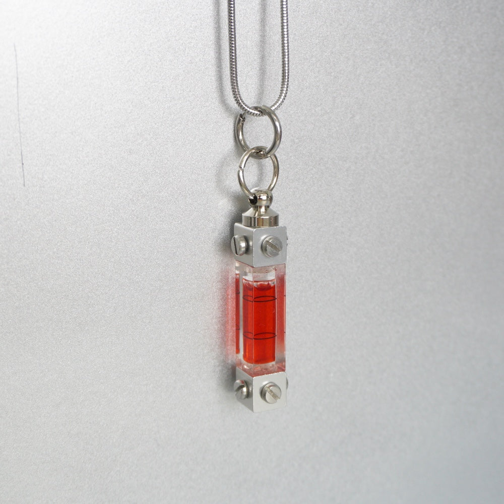 Modular Spirit Level Necklace | Futuristic Cyberpunk Handmade Jewelry(4 Colours)