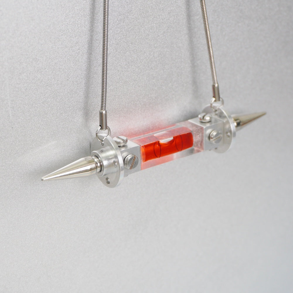 Spike Spirit Level Necklace | Futuristic Cyberpunk Statement Jewelry (4 Colours)