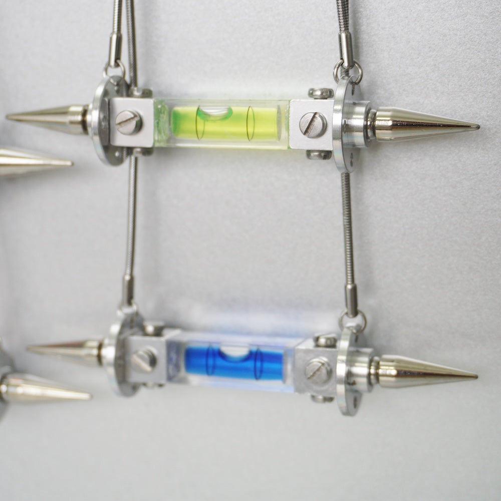 Spike Spirit Level Necklace | Futuristic Cyberpunk Statement Jewelry (4 Colours)