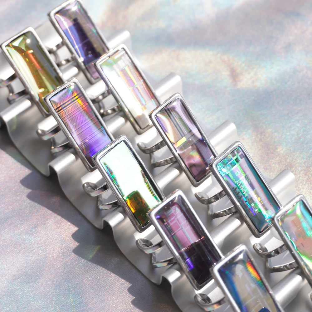 One-of-a-Kind Electronic Chip Ring — Rectangle