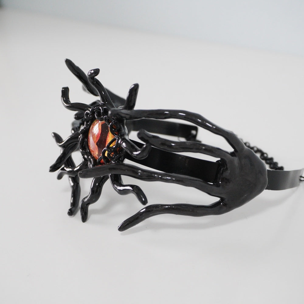 Unique Tentacle Cthulhu Eye Polymer Clay Handmade Statement Choker Necklace