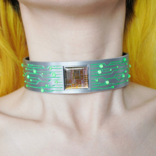 DZ001 Electronic SiliconWafer Collar 3D Print