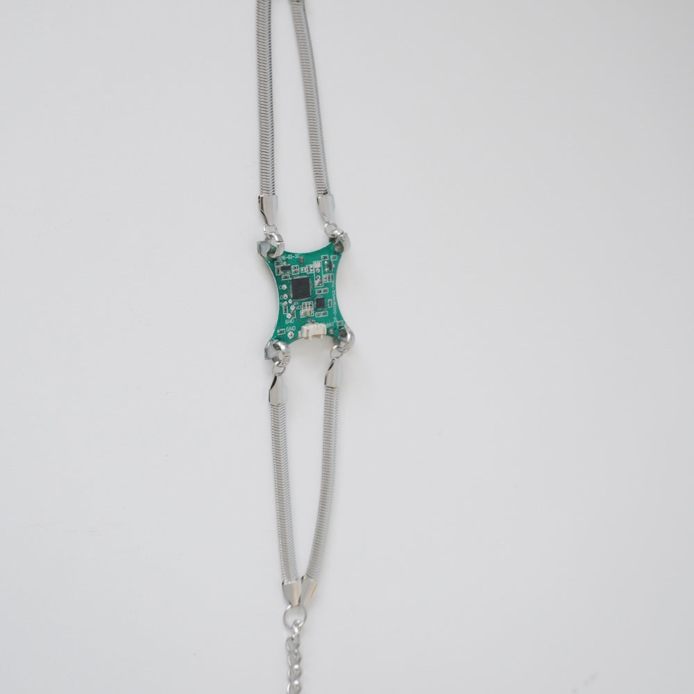 Futuristic Alien-Inspired Circuit Choker- Recycling of Waste Circuit Boards