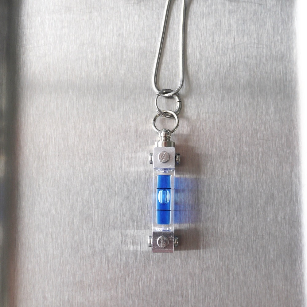 Modular Spirit Level Necklace | Futuristic Cyberpunk Handmade Jewelry(3 Colours)