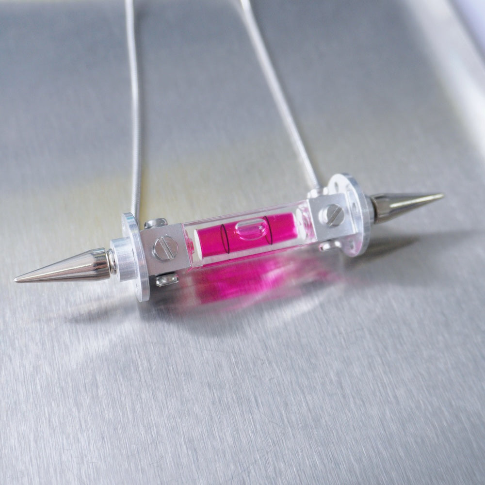 Spike Spirit Level Necklace | Futuristic Cyberpunk Statement Jewelry (3 Colours)