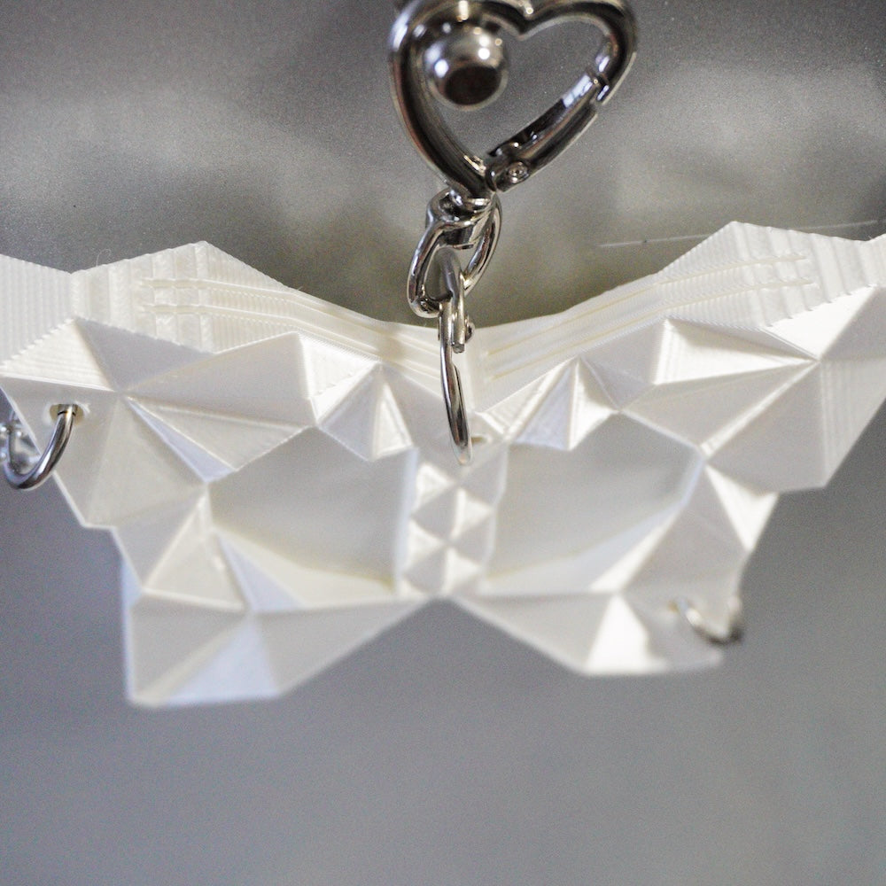 Low Poly Butterfly Photo Holder | 3D Printed Bag Charm
