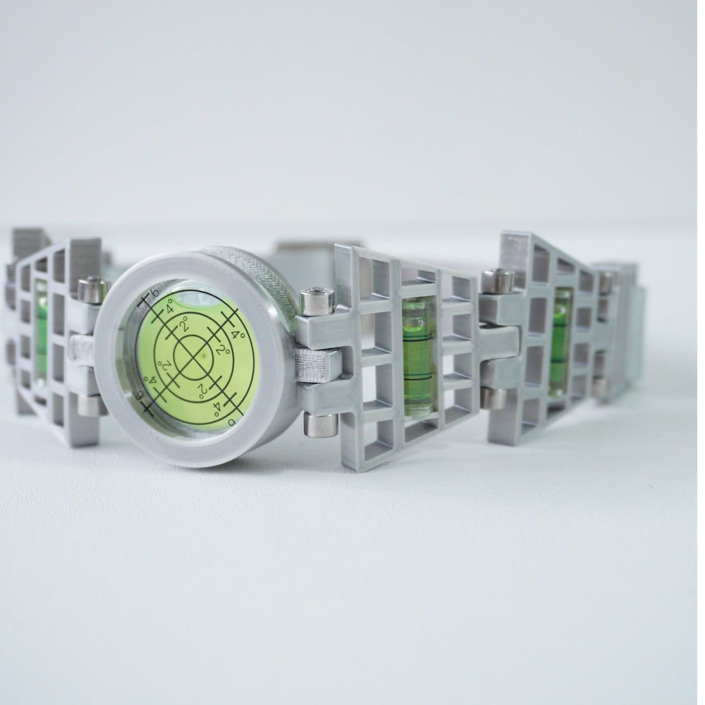 XZ003 Cyberpunk 3D Printed Handmade Level Silver Collar