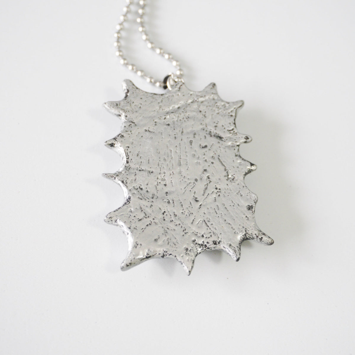 Circuit Board Polymer Clay Spiked Pendant Necklace — One-of-a-Kind - futuristic jewelry - TUAN TUAN