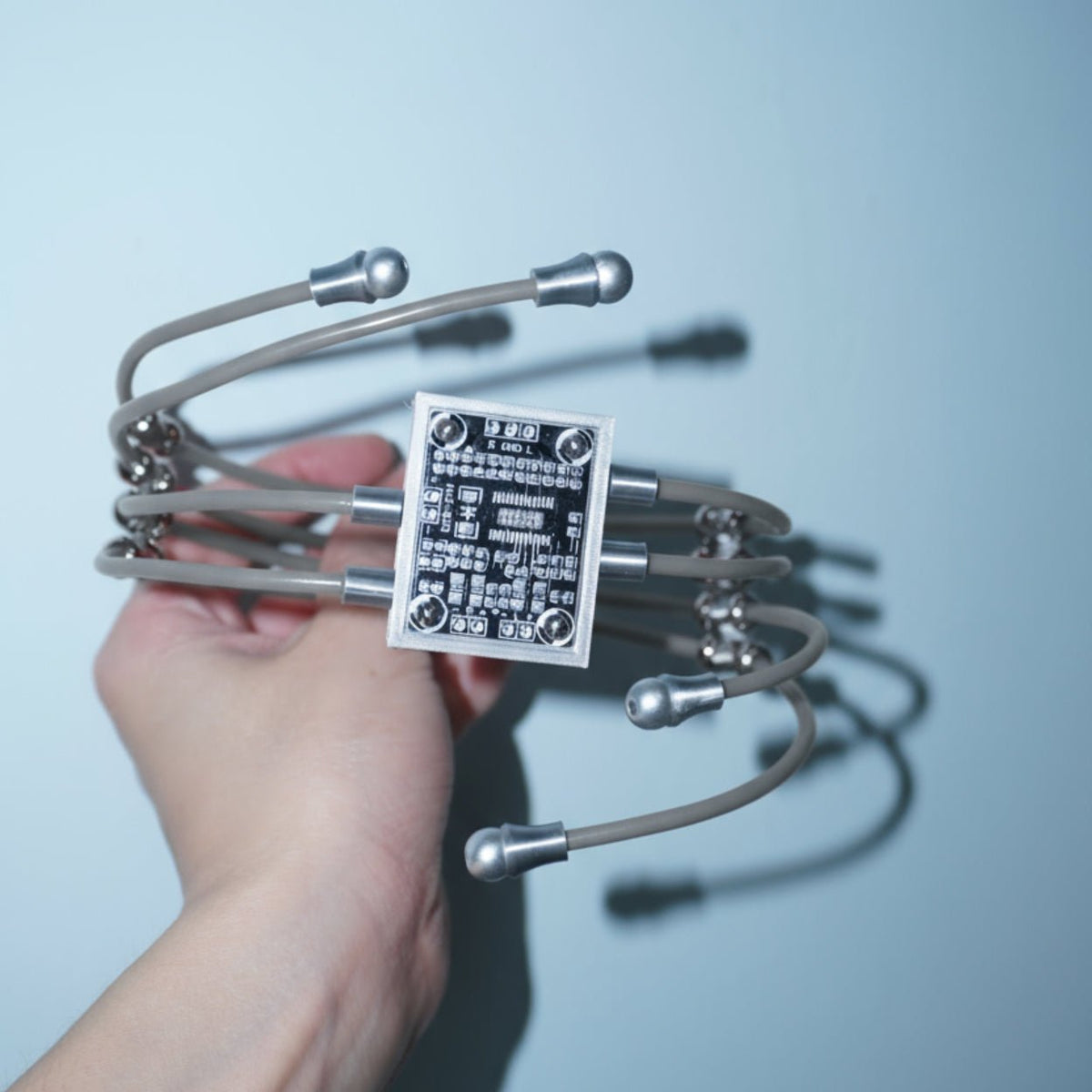 Custom Edition Futuristic Cyberpunk Magnetic Multi-Layer Choker — Circuit Board-Inspired Future Style - futuristic jewelry - TUAN TUAN
