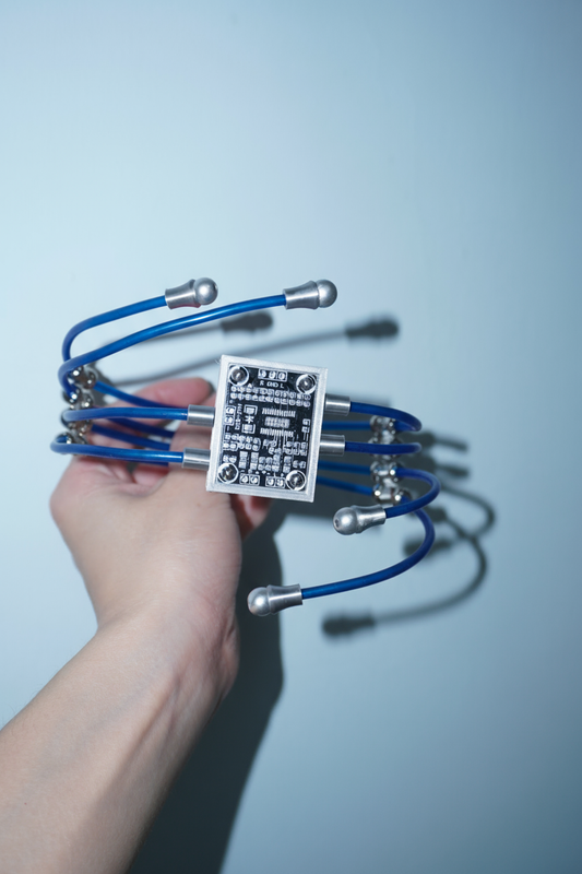 DZ013 Custom Edition Cyberpunk Magnetic Multi-Layer Necklace Detachable Main Body for Customizable Styling