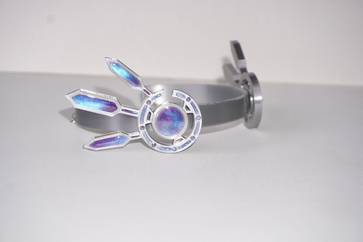 Futuristic Cyberpunk Mechanical Wing Choker — 3D-Printed Handcrafted Necklace - futuristic jewelry - TUAN TUAN