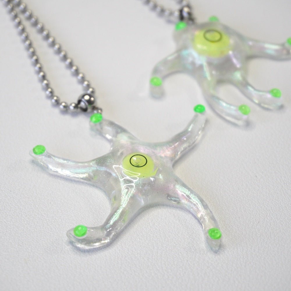 Futuristic Necklace — Handmade Resin Spirit Level Necklace - futuristic jewelry - TUAN TUAN