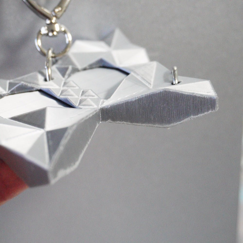 Low Poly Butterfly Photo Holder | 3D Printed Bag Charm - futuristic jewelry - TUAN TUAN