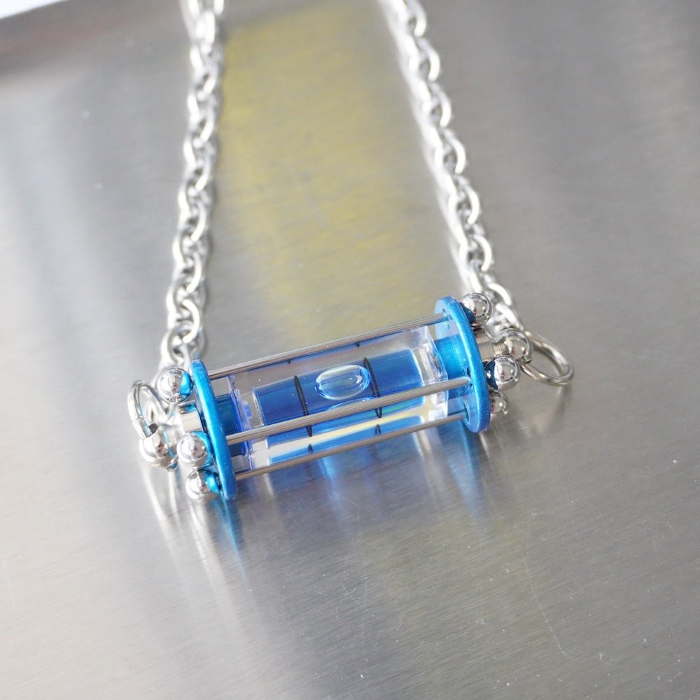Mechanical Spirit Level Choker | Futuristic Cyberpunk Statement Necklace(3 Colours) - futuristic jewelry - TUAN TUAN