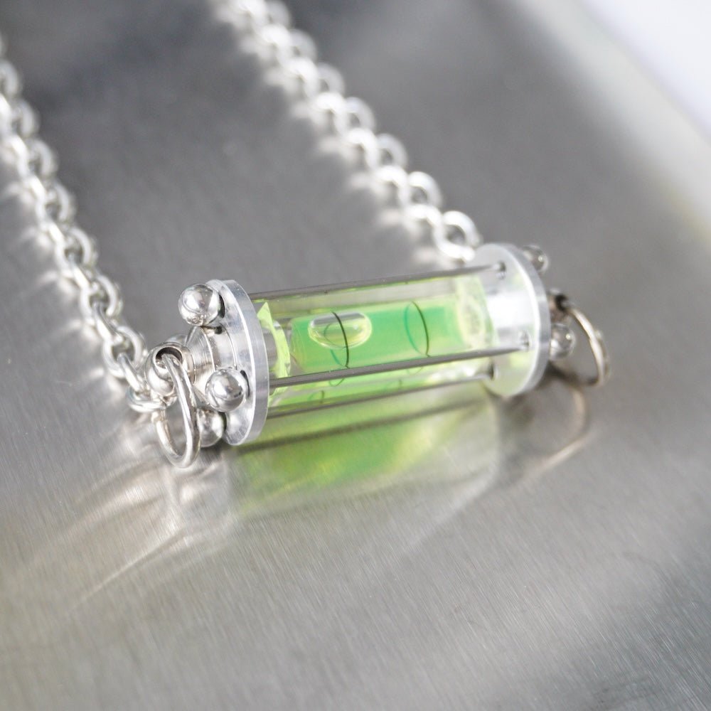 Mechanical Spirit Level Choker | Futuristic Cyberpunk Statement Necklace(3 Colours) - futuristic jewelry - TUAN TUAN