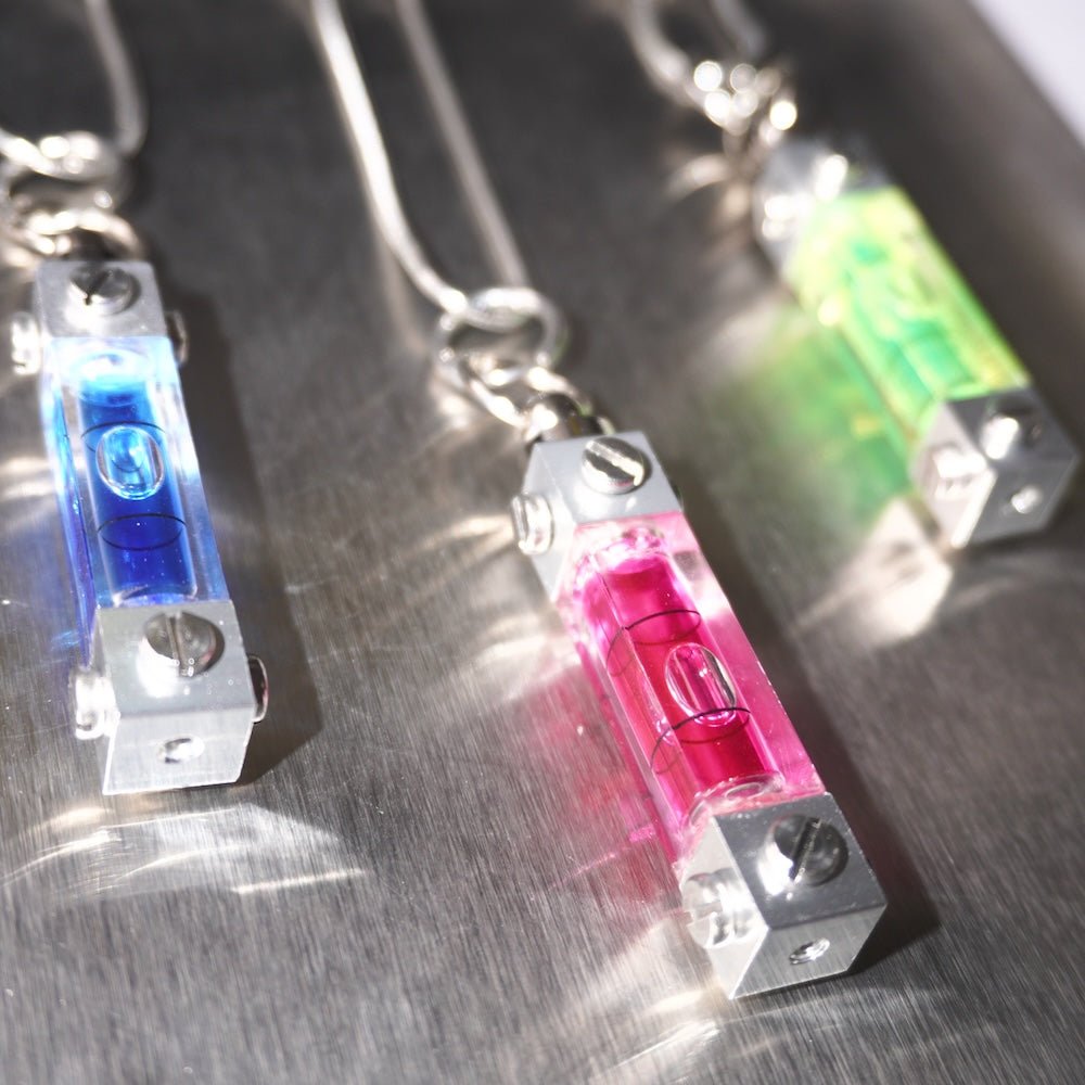 Modular Spirit Level Necklace | Futuristic Cyberpunk Handmade Jewelry(3 Colours) - futuristic jewelry - TUAN TUAN