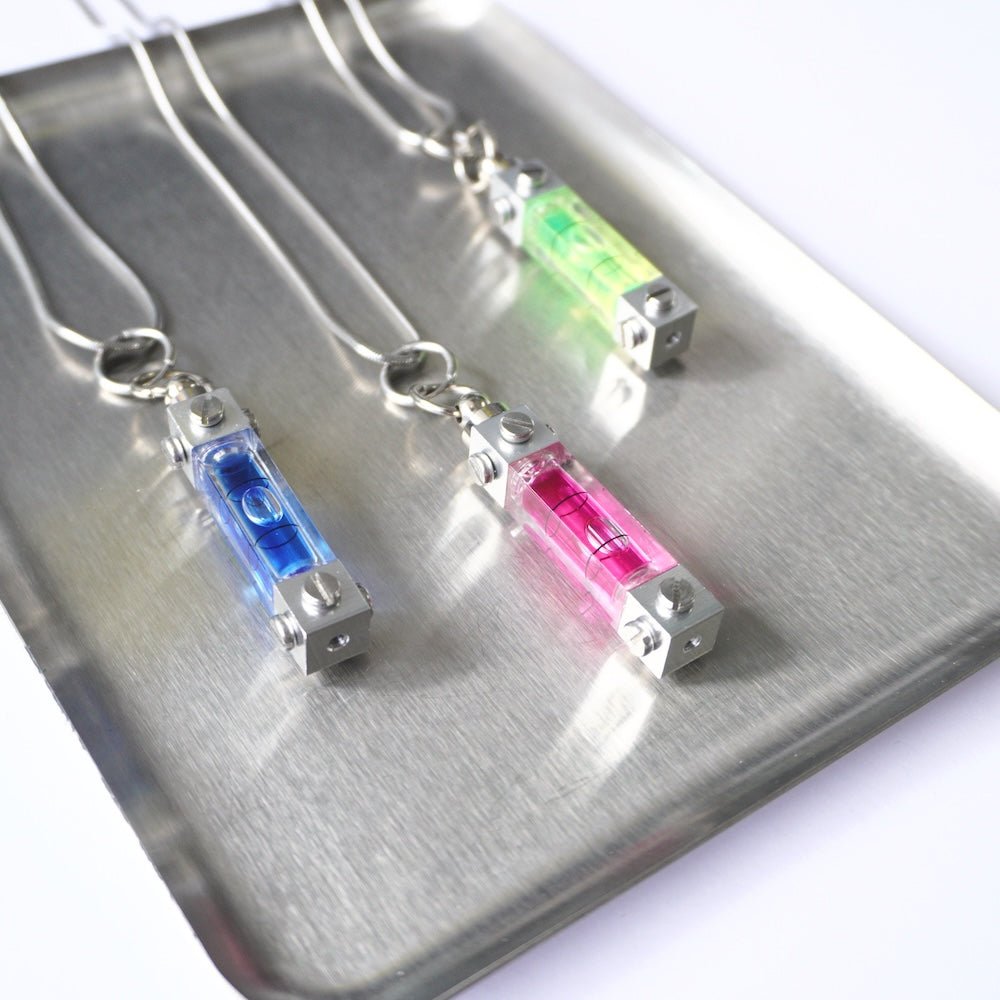 Modular Spirit Level Necklace | Futuristic Cyberpunk Handmade Jewelry(3 Colours) - futuristic jewelry - TUAN TUAN