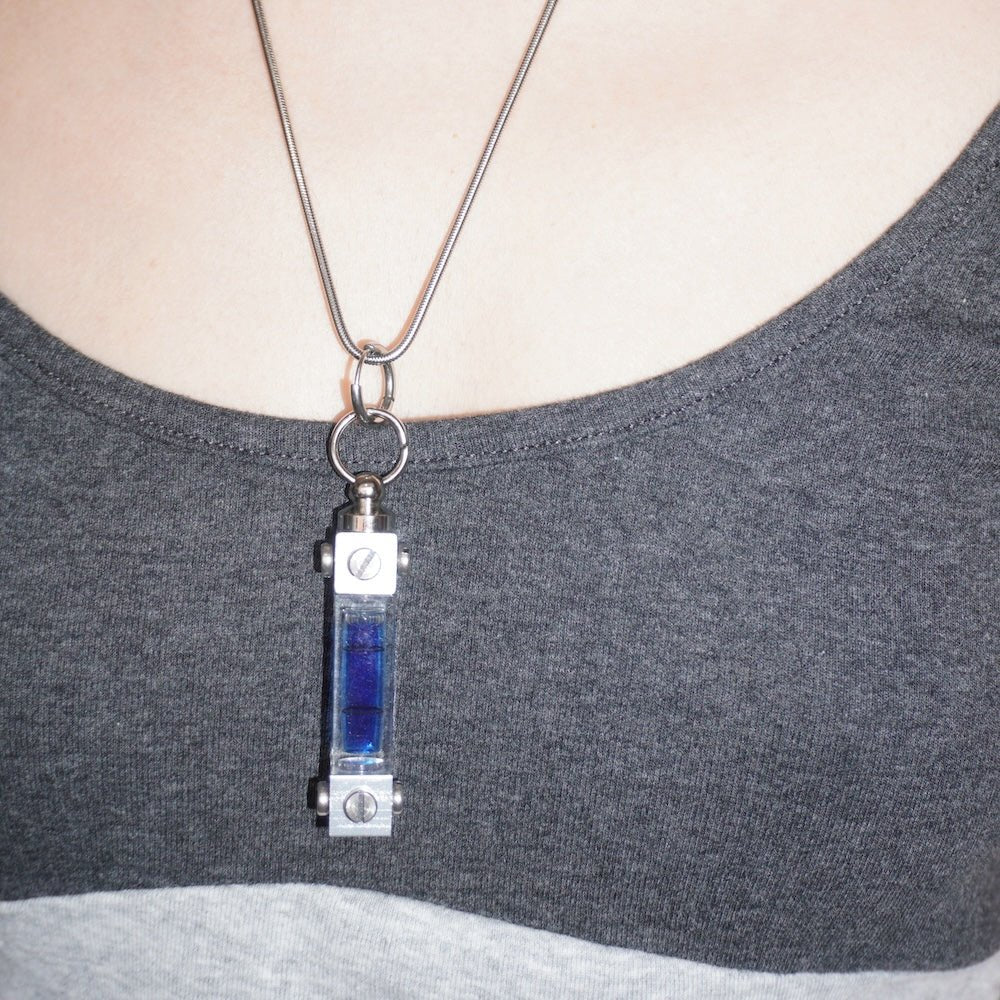 Modular Spirit Level Necklace | Futuristic Cyberpunk Handmade Jewelry(3 Colours) - futuristic jewelry - TUAN TUAN
