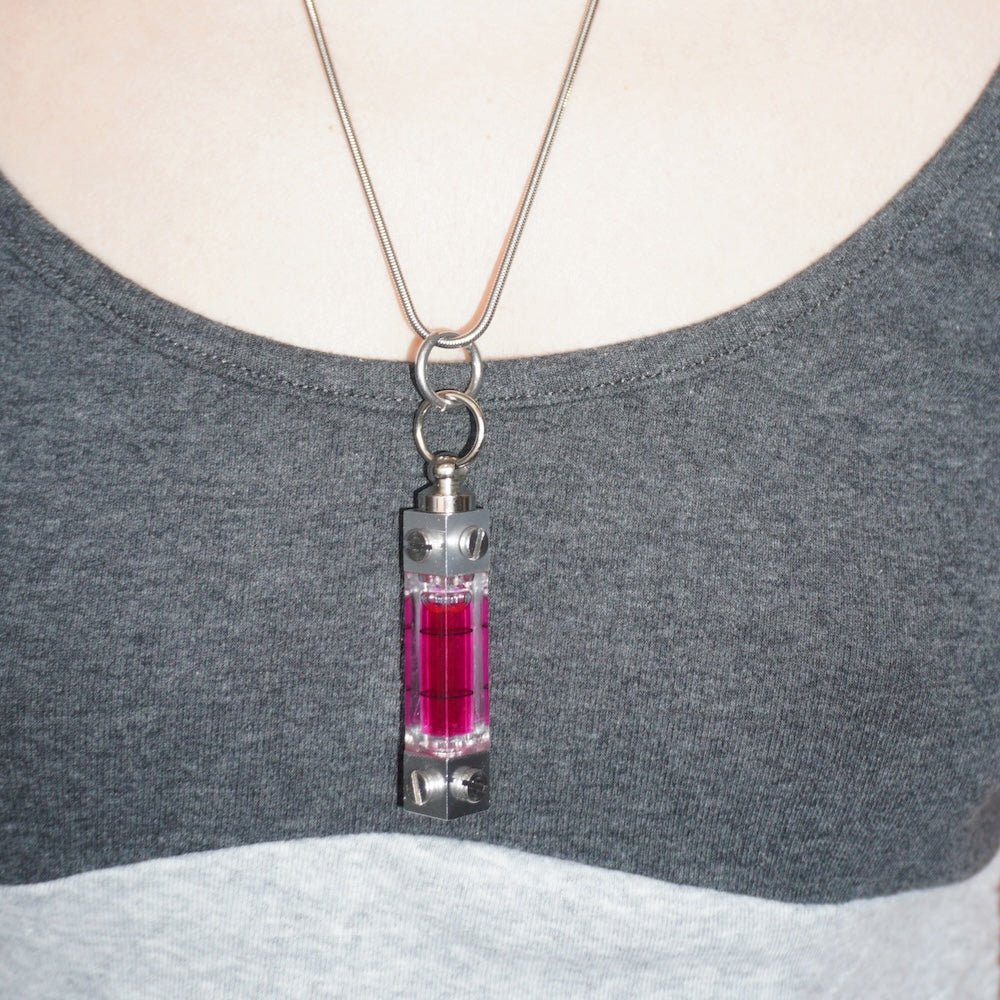 Modular Spirit Level Necklace | Futuristic Cyberpunk Handmade Jewelry(3 Colours) - futuristic jewelry - TUAN TUAN