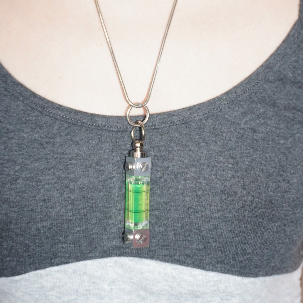 Modular Spirit Level Necklace | Futuristic Cyberpunk Handmade Jewelry(3 Colours) - futuristic jewelry - TUAN TUAN