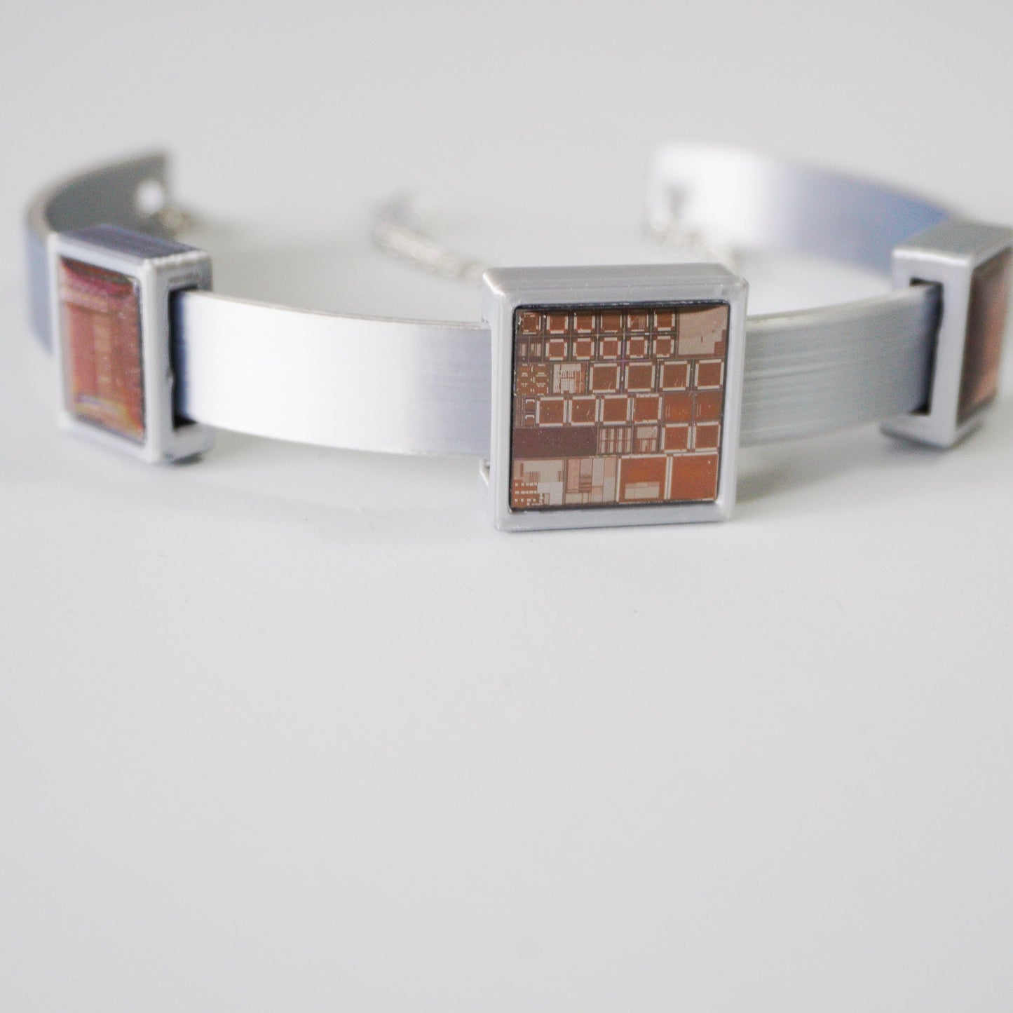Movable Block Cyber Chip Choker — One-of-a-Kind - futuristic jewelry - TUAN TUAN
