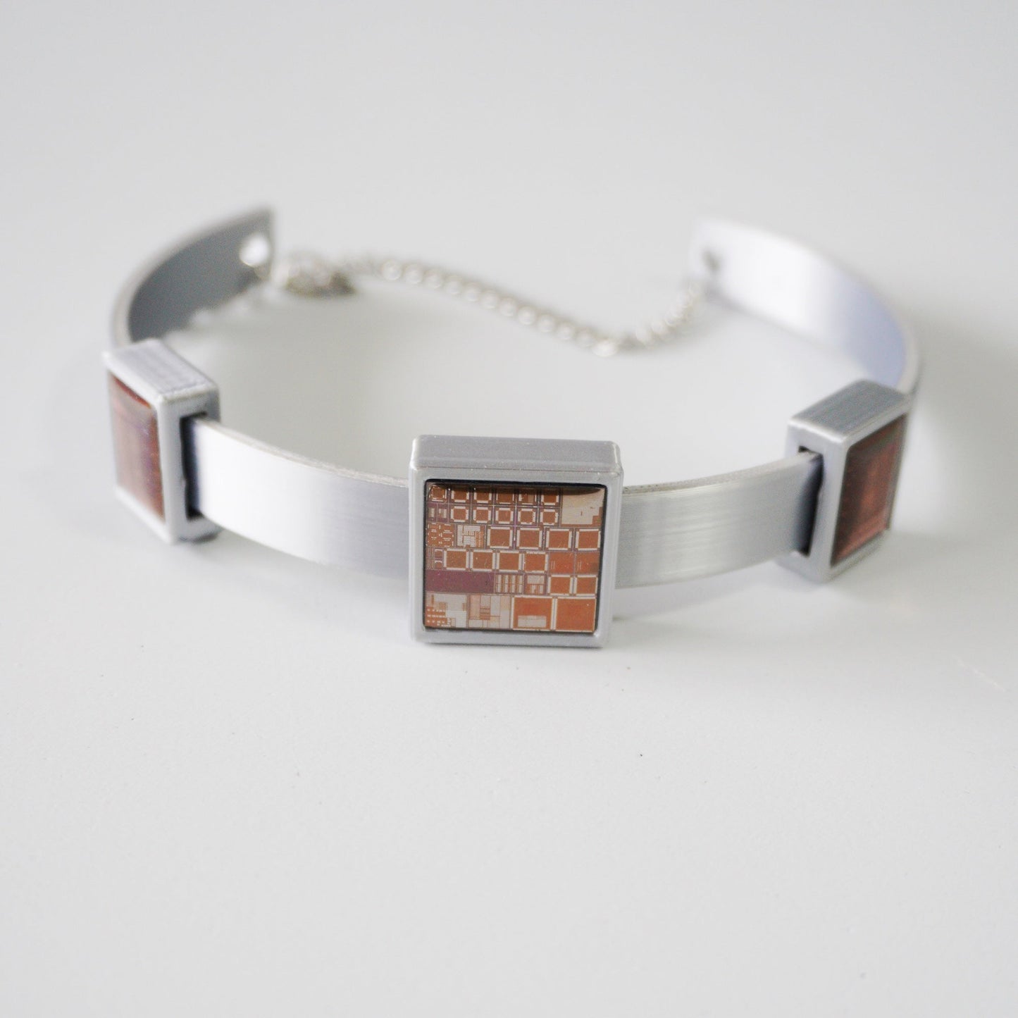 Movable Block Cyber Chip Choker — One-of-a-Kind - futuristic jewelry - TUAN TUAN