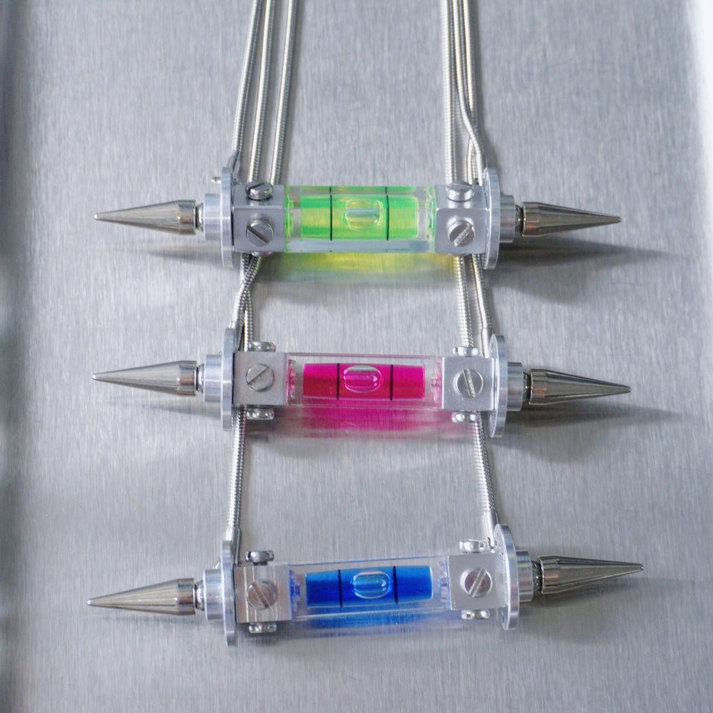 Spike Spirit Level Necklace | Futuristic Cyberpunk Statement Jewelry (3 Colours) - futuristic jewelry - TUAN TUAN