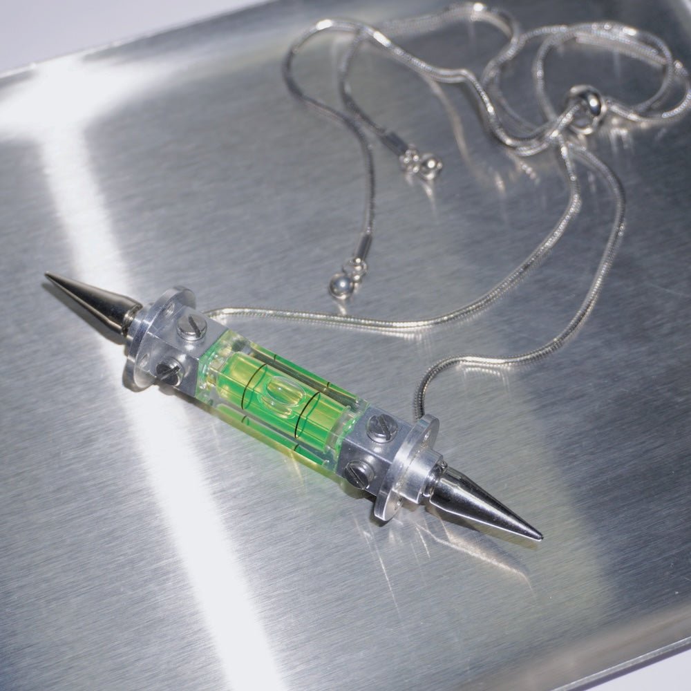 Spike Spirit Level Necklace | Futuristic Cyberpunk Statement Jewelry (3 Colours) - futuristic jewelry - TUAN TUAN
