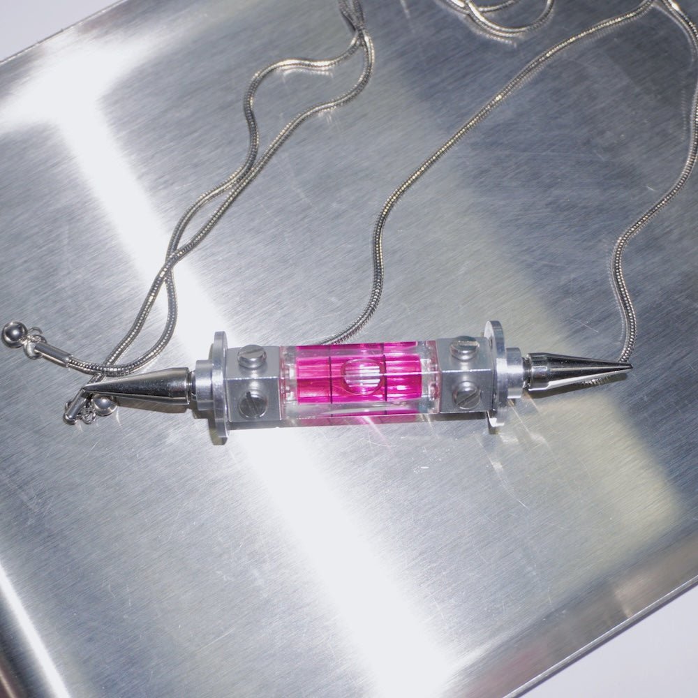 Spike Spirit Level Necklace | Futuristic Cyberpunk Statement Jewelry (3 Colours) - futuristic jewelry - TUAN TUAN